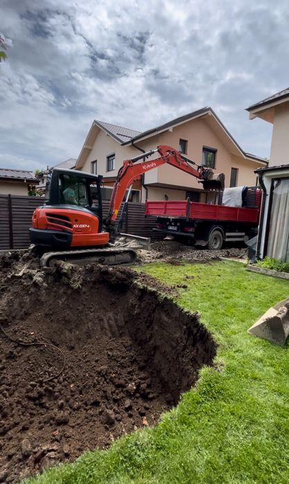 Inchiriez buldoexcavator , mini , bobcat