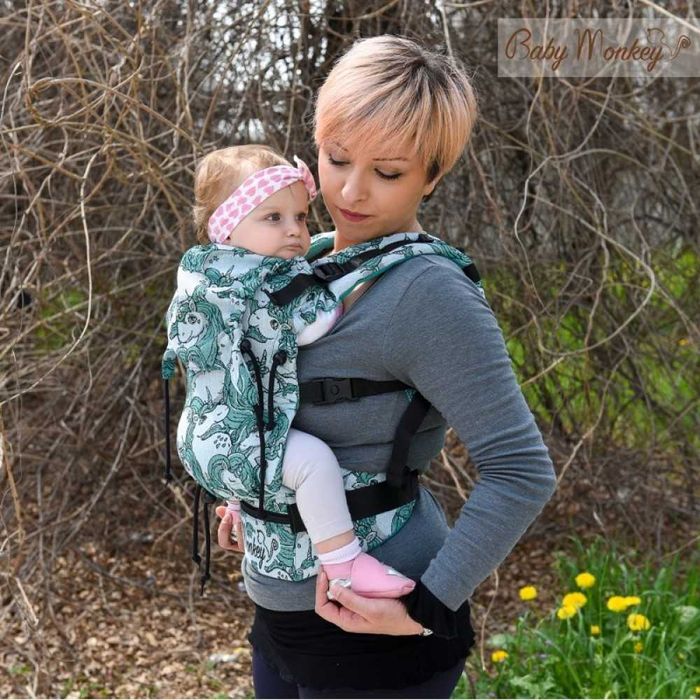 BabyMonkey Regolo ергономична раница Unicorns glitter