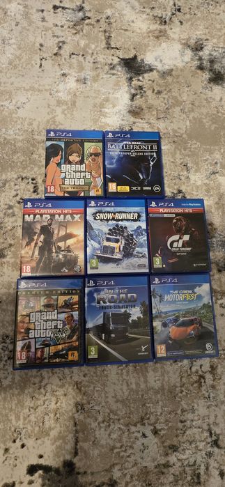 Vand sony ps4 slim cu 8 jocuri