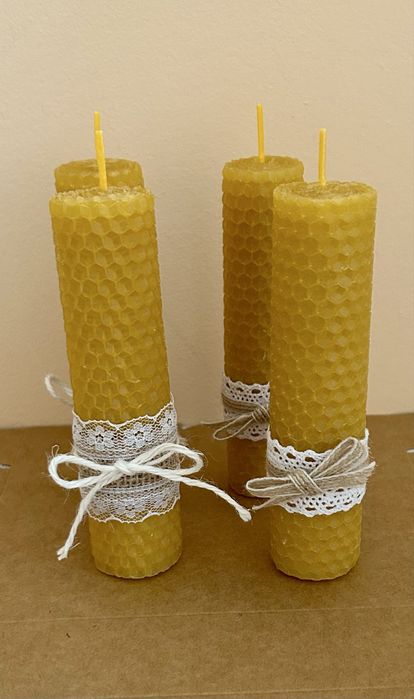 Свещи от пчелен восък!