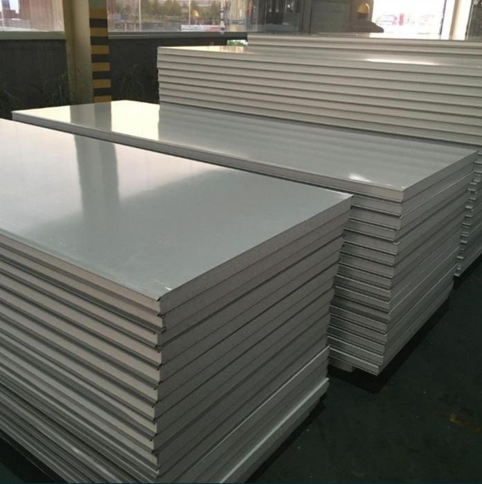 сэндвич панель ппу 25мм гладкая, 1250х2500х25мм. сэндвич панели стеновые пенополистирол. сэндвич-панель 80мм*1200. трехслойная сэндвич панель 1190.