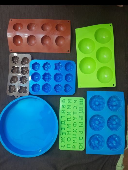 Набор силиконовых форм для кондитерства