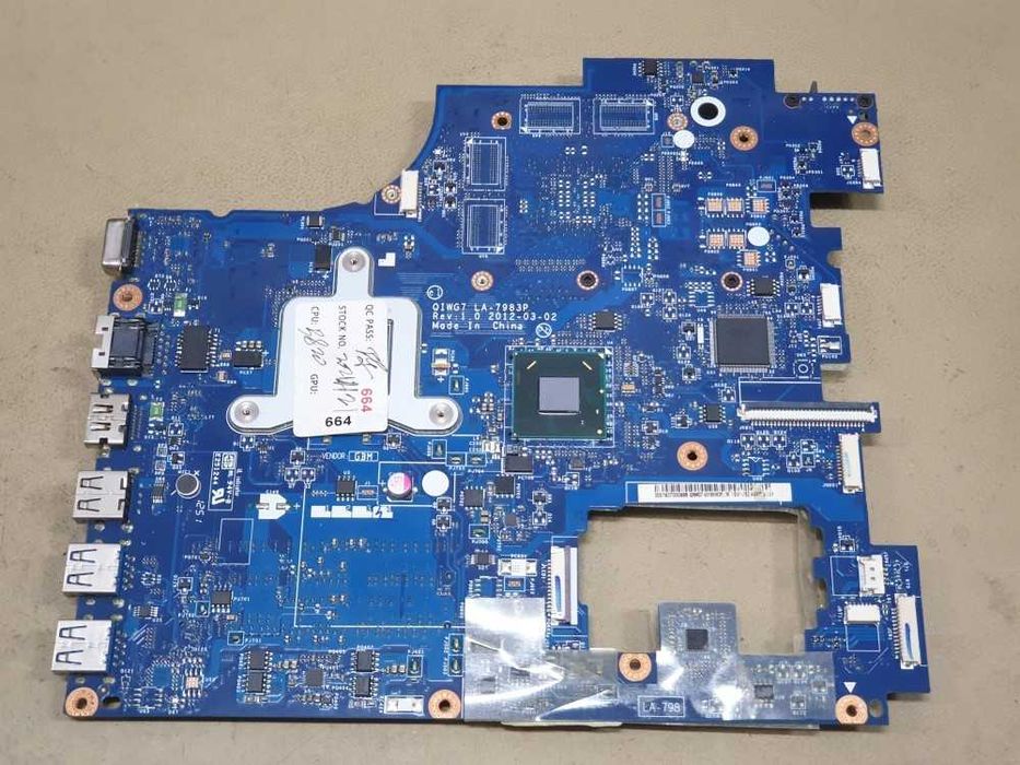 placa de baza laptop Lenovo G780, Lenovo 2182, QIWG7, LA-7983P Rev. 1.0