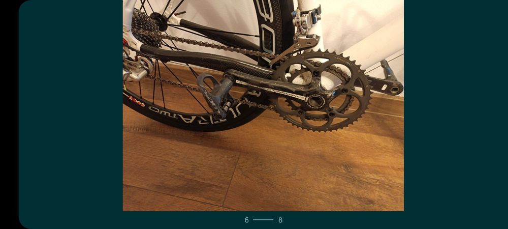 Bicicleta cursiera carbon