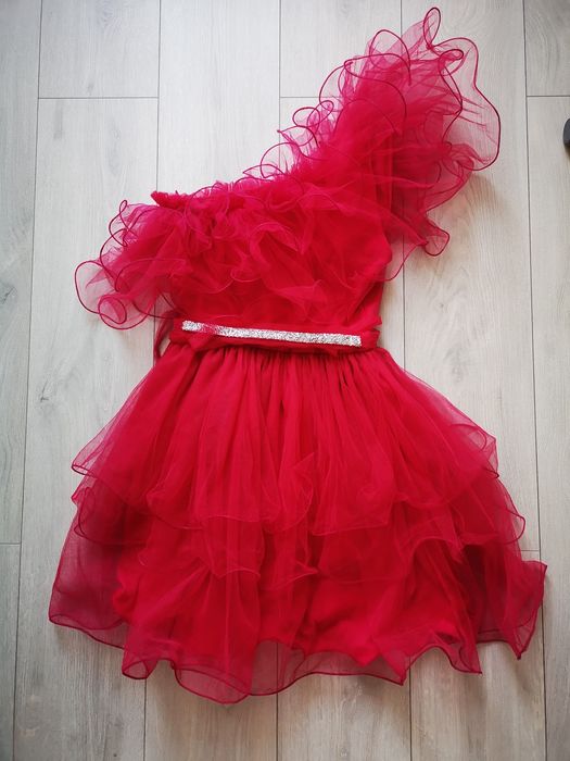 Rochie tulle roz