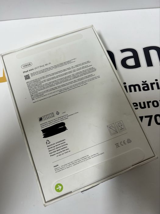 Apple Ipad Mini A17 Pro 128 Gb Nou Ne Activat -P-