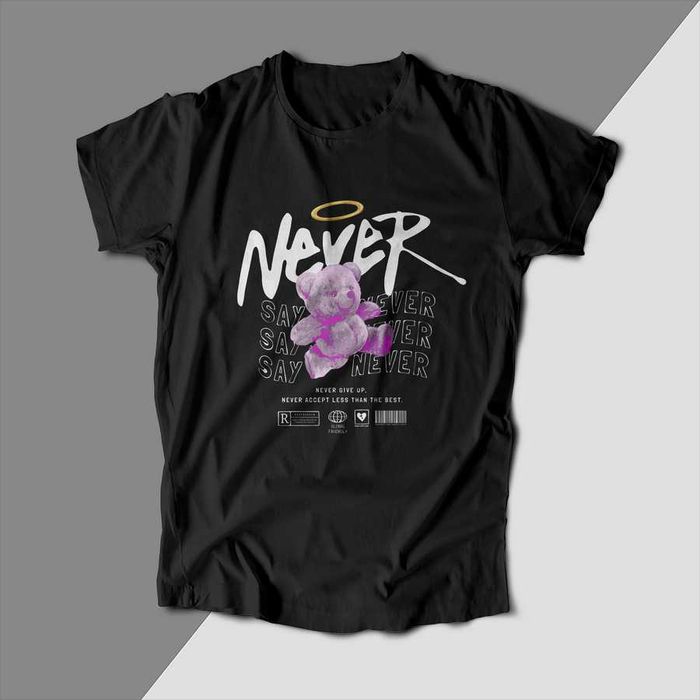 Черни тениски с Мечета Teddy