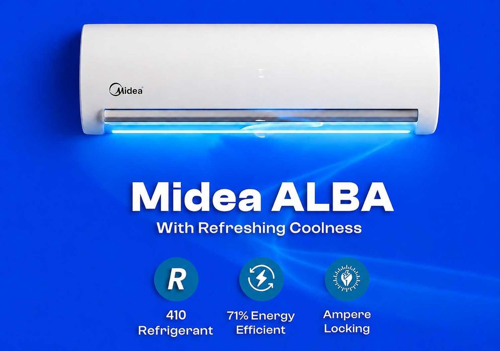 Show- rum MIDEA Konditsioner ALBA – 9,000 Btu / invertor