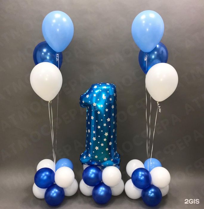 Оформление гелиевыми шарами