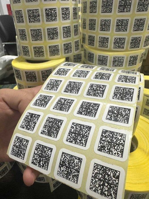 Asl belgisi Асл белгиси маркировка печать, штрих код Баркод Этикетки