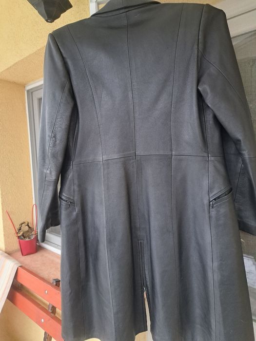 Haină damă din piele naturală, Versace ( S/ M)