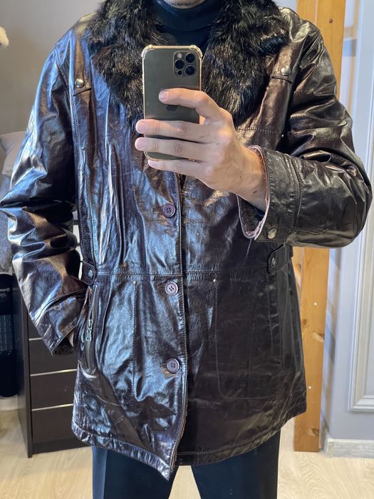 Куртка мужская кожаная.