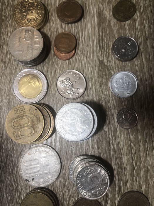 Monede vechi de la 1000 de lei in jos