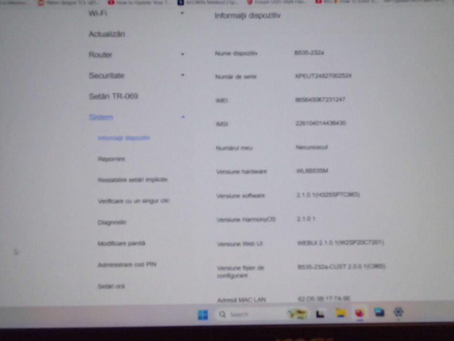 Router Huawei B535-235a CAT7 4G – High-Speed LTE WiFi   , liber in orice retea