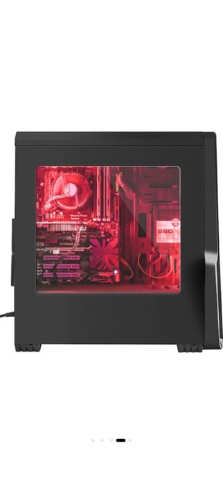 Sistem Desktop PC Gaming Intel Comet Lake i7-10700 pana la 4.8GHz, 16GB DDR4, SSD 512GB, nVidia GT10