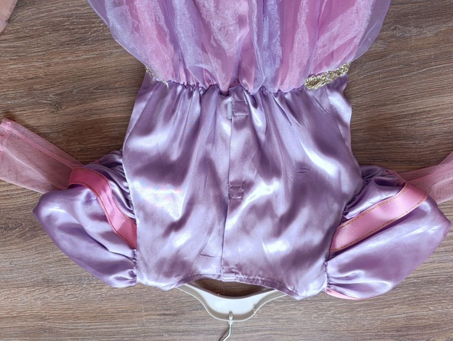 Платье для девочки 7-9 лет принцесса Дисней Рапунцель