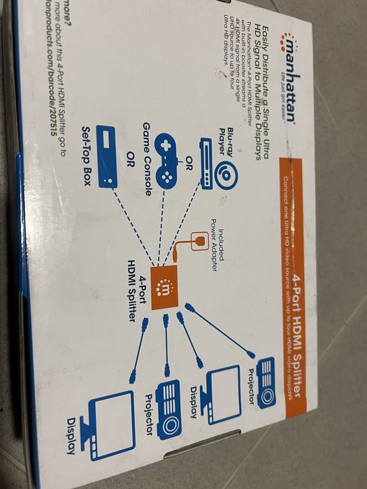 Сплиттер Manhattan 4-Port HDMI®