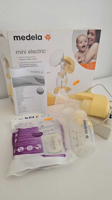 Pompa de san electrica Medela Mini Electric + pungi lapte cadou | 190 de lei