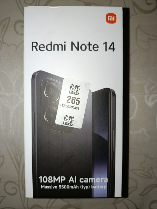 Redmi note 14 Yangi telefon sovgʻaga kelgan