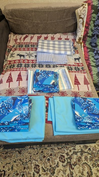 Скатерть настольная, ручной работы