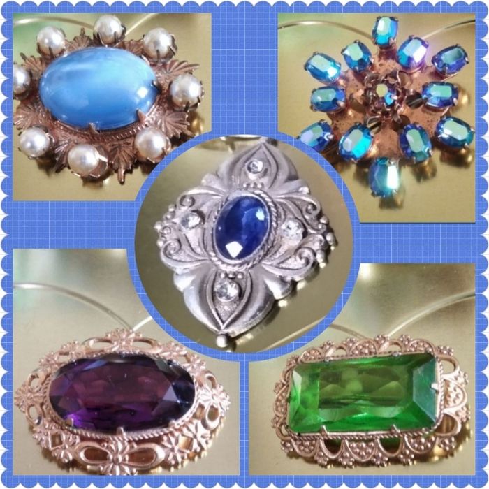 Советские винтажные броши