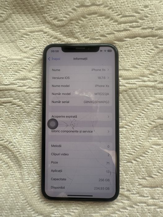 Vând iPhone XS, 256GB