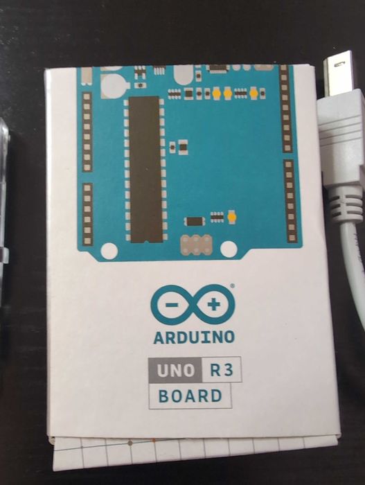 Arduino UNO R3 Board Originală + USB Host Shield + Cablu