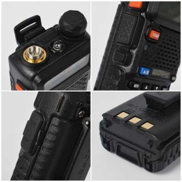 Радиостанция Baofeng, UV-5R-BF, С включен микрофон, Мощност 5W