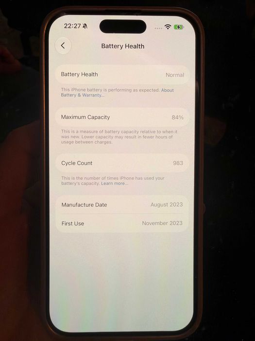 iPhone 15 Pro, Blue Titanium, 128 GB