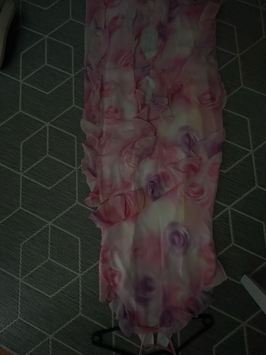 Rochie cu volanase de vara