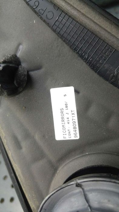 Oglinda manuala dreapta peugeot 206 96480971xt