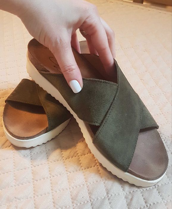 Papuci piele Benvenuti