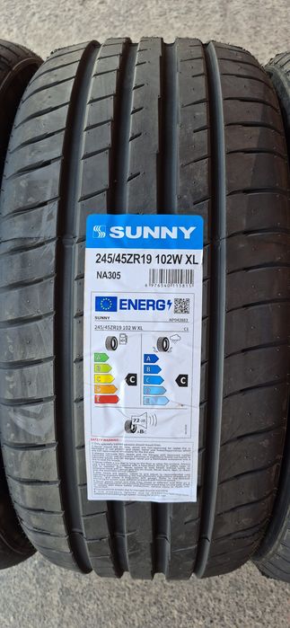 4 anvelope vara noi Sunny 245/45/19,dot 2025.Pretul este pe bucata.