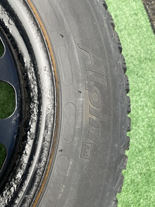 Roata rezerva OEM Originala Vw Seat Skoda R 16 5X112 6JX16H2 Et 40 8D0601027A cu anvelopa SH Michelin Alpin 205 55 16
