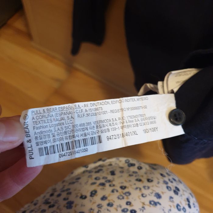 Camasa tunica Pull&Bear,barbati, XL,bleumarin inchis