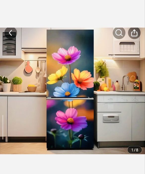 Наклейка на холодильник