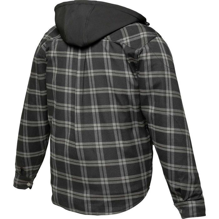 Camasa moto cu protectii nivel 2 si Kevlar (AA) Black Forge Negru Gri