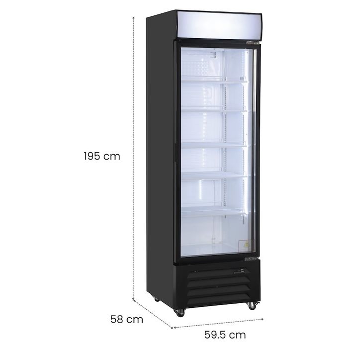 Нова професионална хладилна витрина,STARCREST SPS-360DC  360 л,