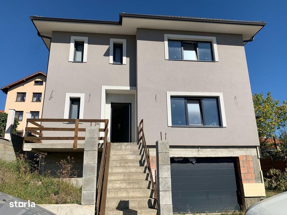 Casă cu teren – Zona Profi Chinteni | Casă nouă, semifinisată | Garaj