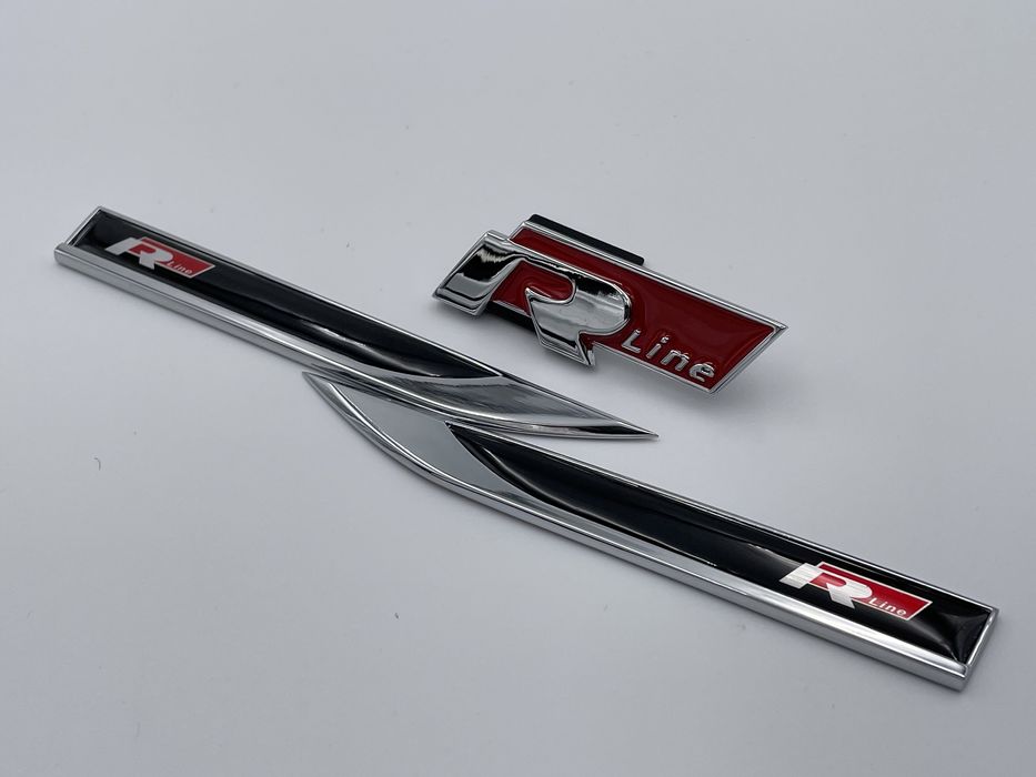 Set embleme VW R-line rosu nou