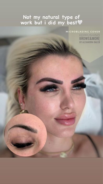 Tatuaj sprancene&ochi&buze