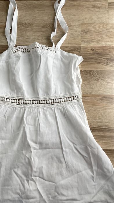 Сарафан белый летний