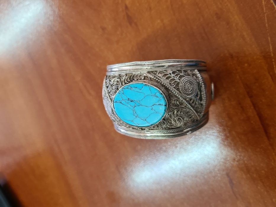 Bratara etnica masiva argint 925 veche