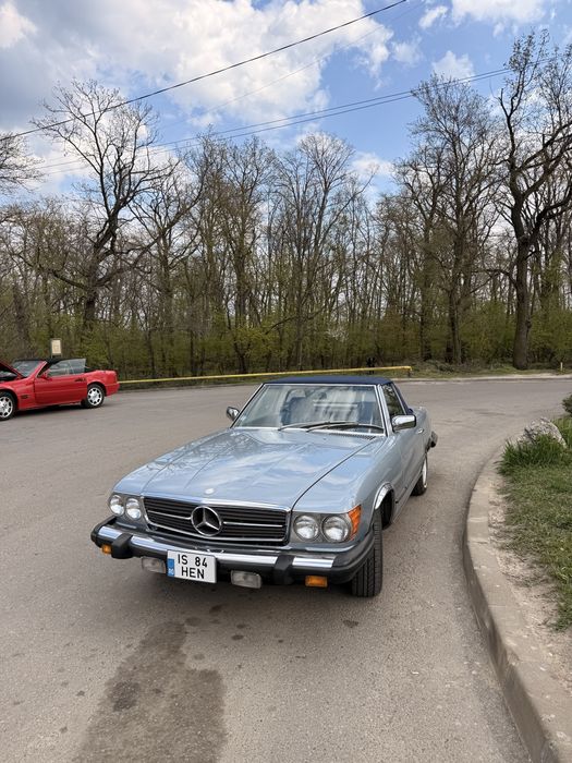 Mercedes SL380 R107 w107 impecabil ca nou  Roadster 1983 cabrio atestat vehicul istoric