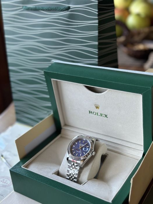 Rolex Datejust Blue Motif 41 mm