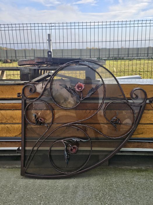 Porți si gard din fier forjat cu model si deosebit