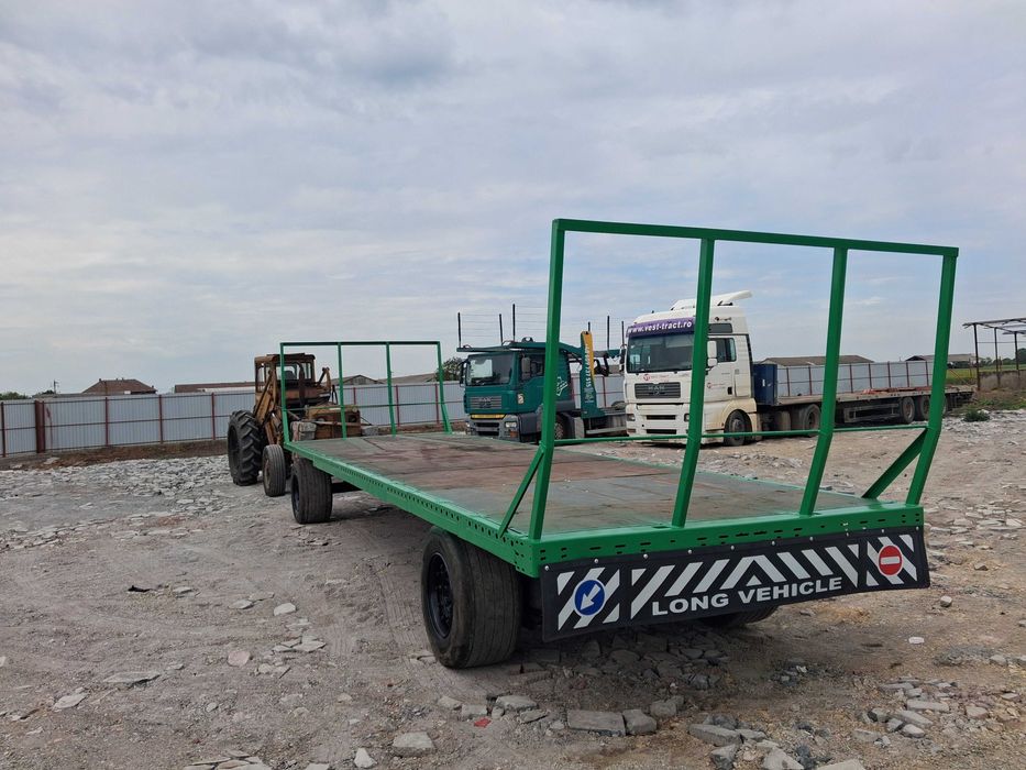Vand trailer platforma baloti