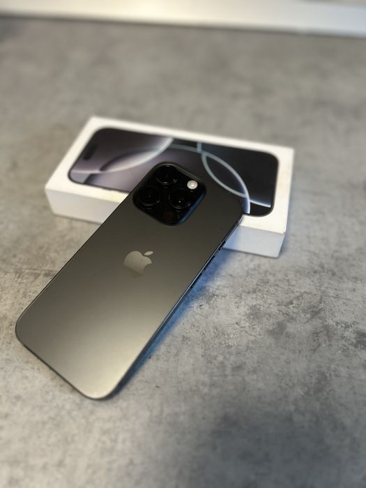 iPhone 16 Pro Black Titanium 128GB - Baterie 91% - 100% Original