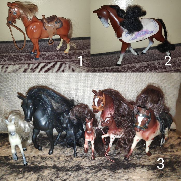 Игрушки для девочек (домик для кукол/лошади)