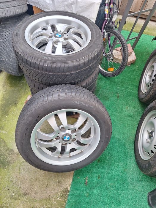 Jante BMW cu cauciucuri bune 205/55/R16